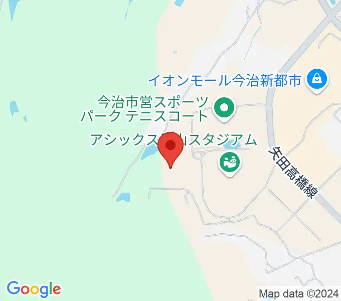 ありがとうサービス.夢スタジアムの地図