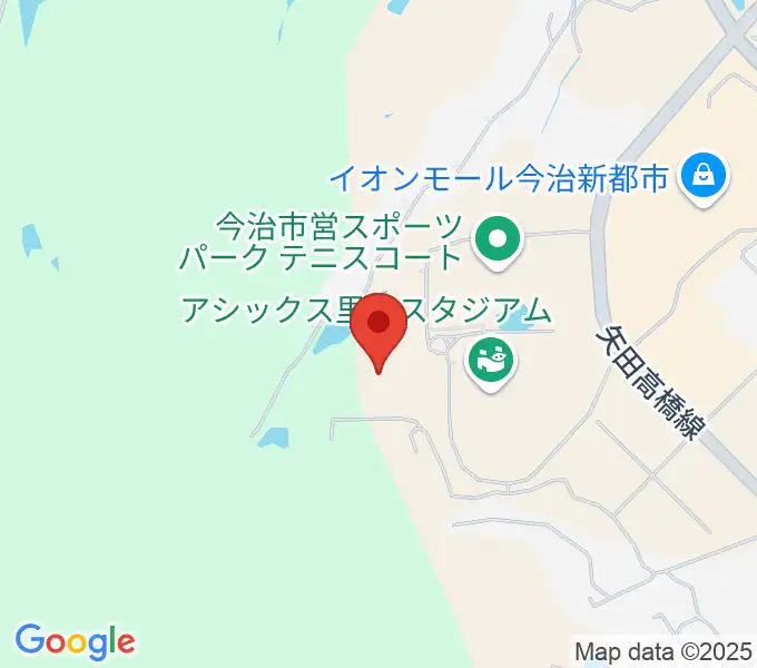 ありがとうサービス.夢スタジアムの地図