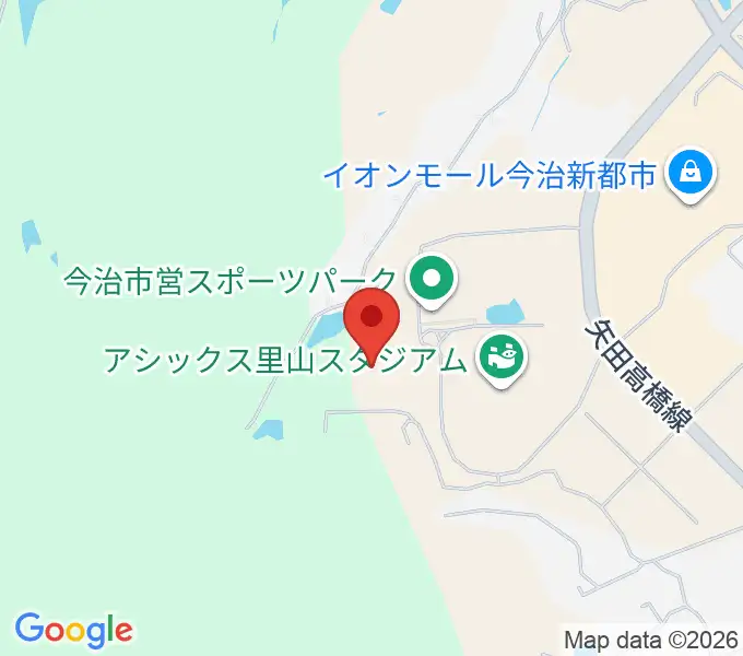 ありがとうサービス.夢スタジアムの地図