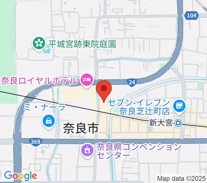 OneNoteミュージックスクールの地図