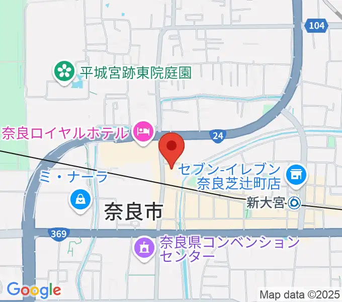 OneNoteミュージックスクールの地図