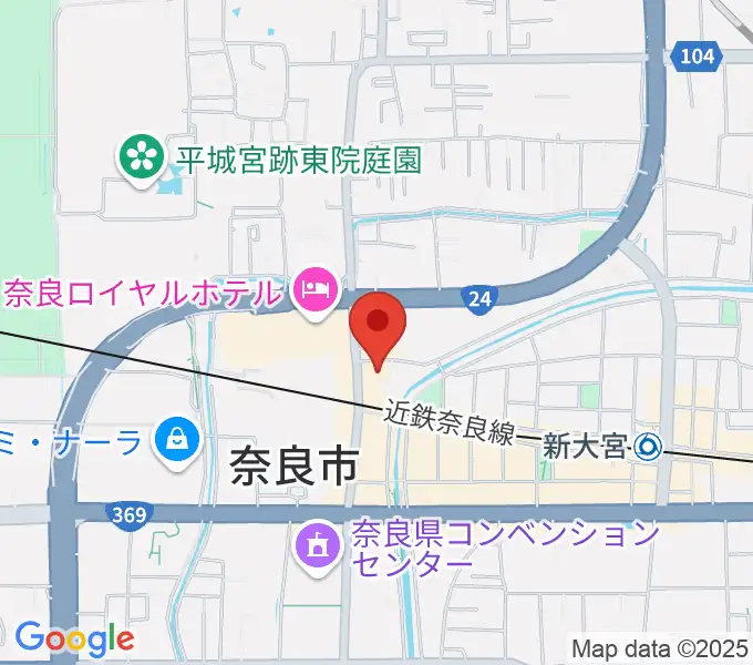 OneNoteミュージックスクールの地図