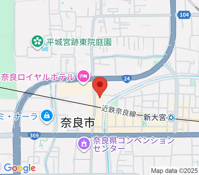 OneNoteミュージックスクールの地図