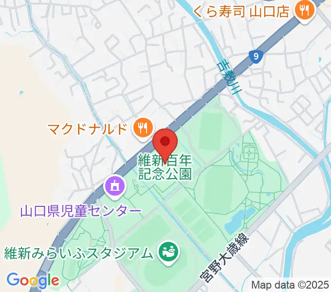 維新大晃アリーナの地図