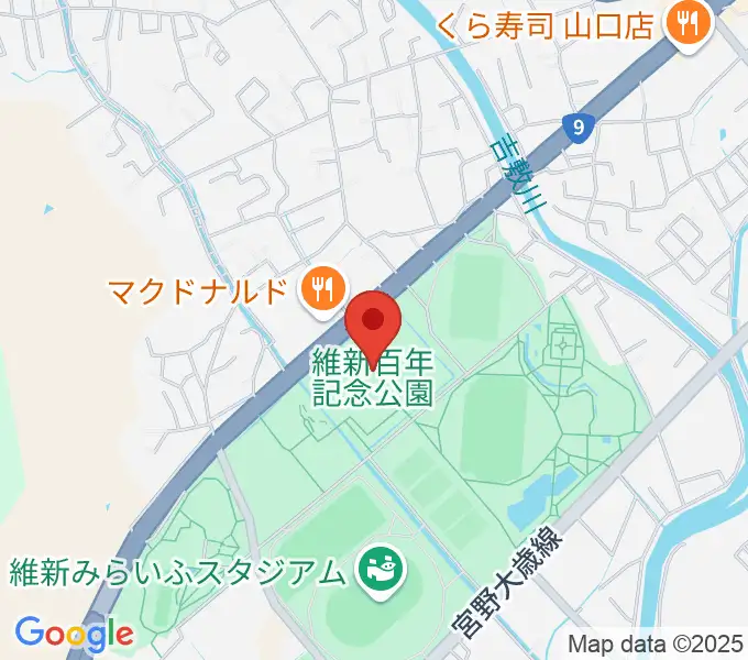維新大晃アリーナの地図