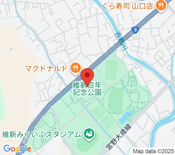 維新大晃アリーナの地図