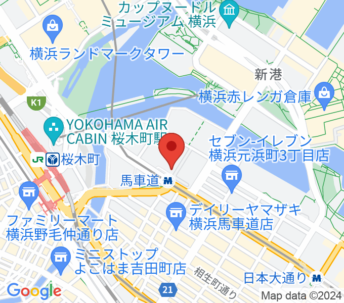 ビルボードライブ横浜の場所