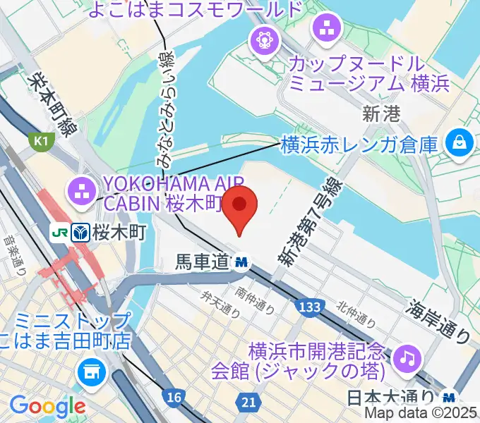 ビルボードライブ横浜の地図