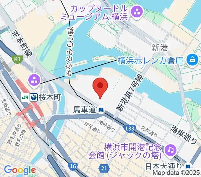 ビルボードライブ横浜の地図