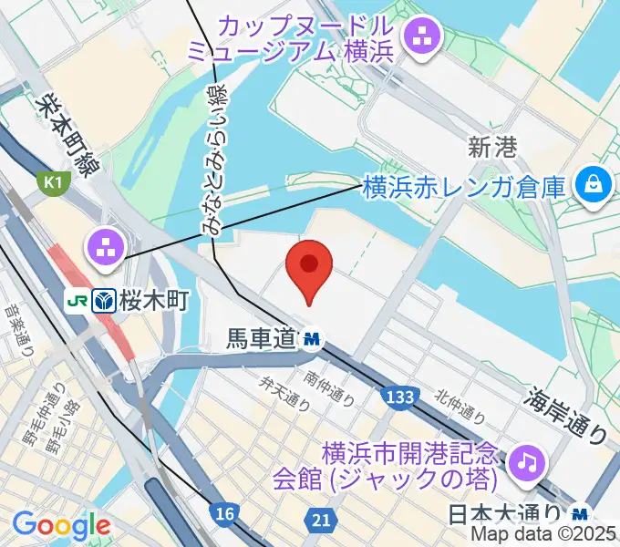 ビルボードライブ横浜の地図
