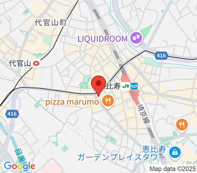 スマイルヴォイス恵比寿校の地図