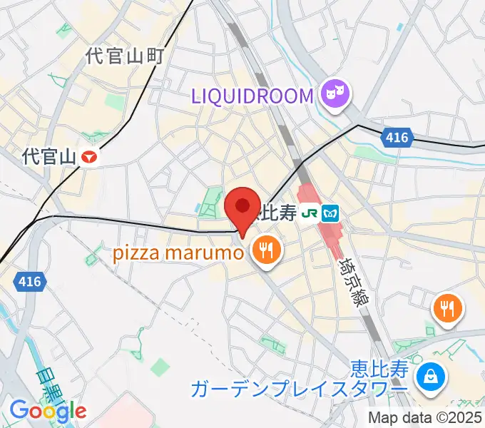 スマイルヴォイス恵比寿校の地図