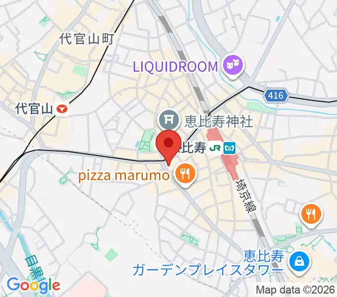 スマイルヴォイス恵比寿校の地図