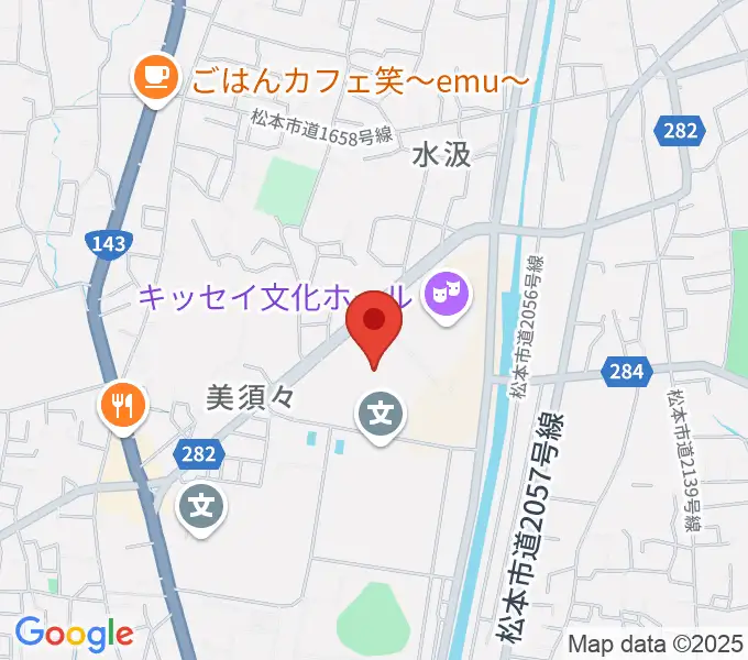 エア・ウォーターアリーナ松本の地図