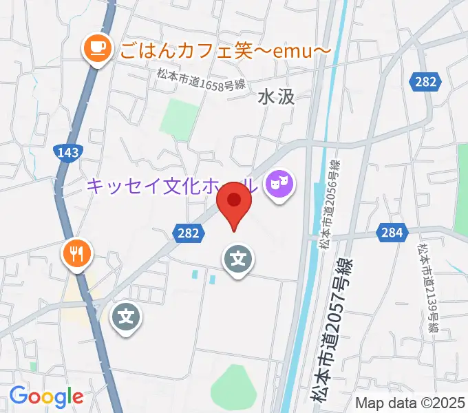 エア・ウォーターアリーナ松本の地図