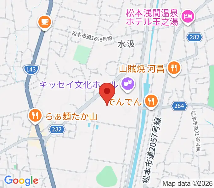 エア・ウォーターアリーナ松本の地図