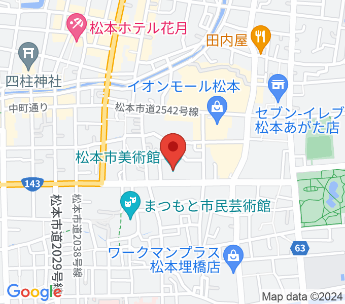 松本市美術館の場所