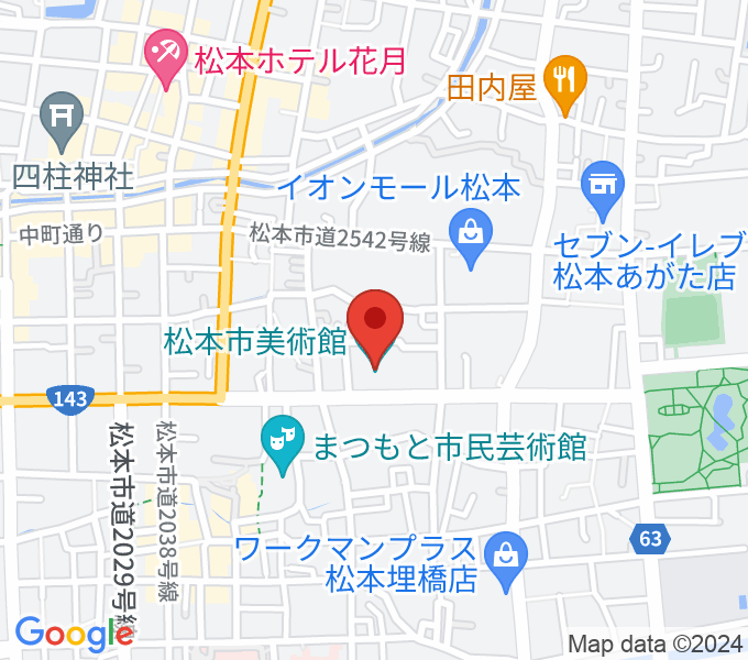 松本市美術館の場所