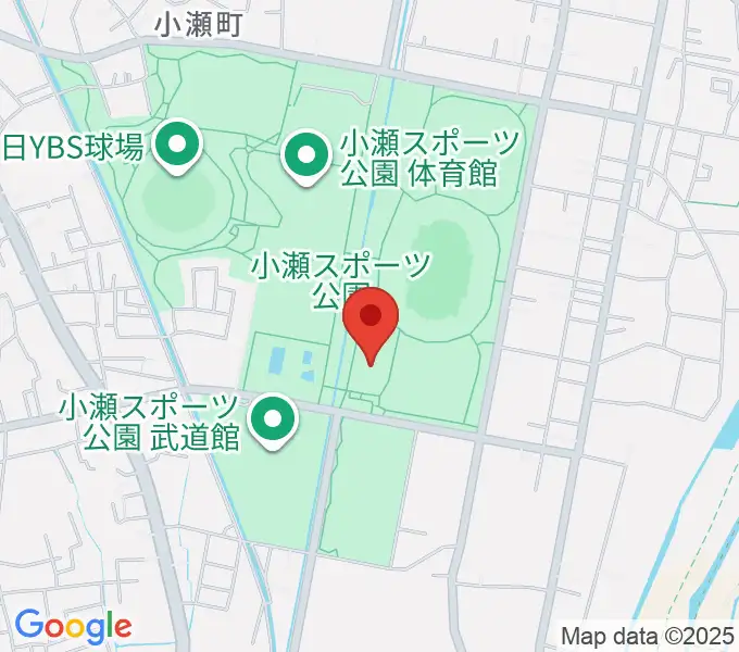小瀬スポーツ公園アイスアリーナの地図