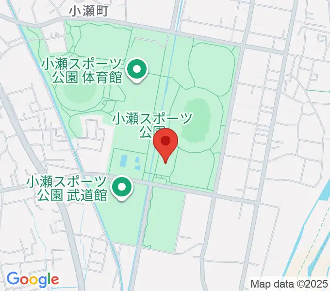 小瀬スポーツ公園アイスアリーナの地図