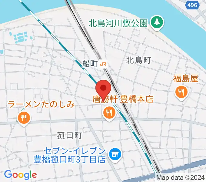 ファーストミュージックの地図