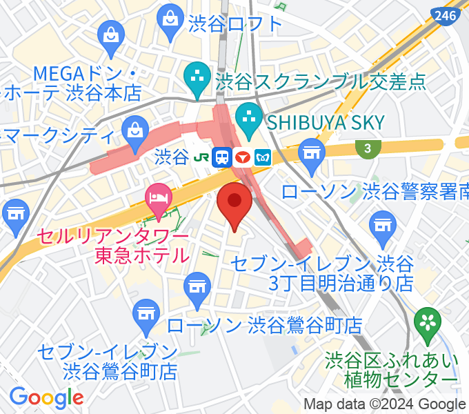 渋谷ホール＆スタジオの場所