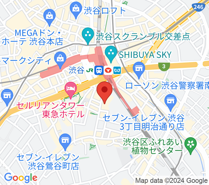 渋谷ホール＆スタジオの場所
