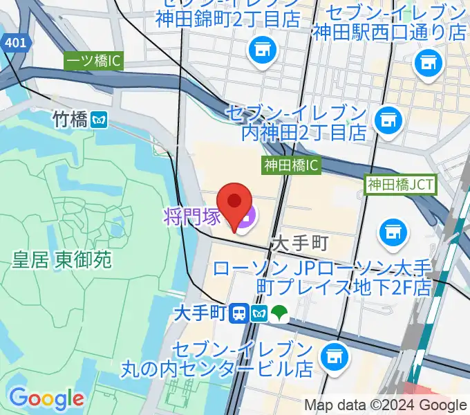 大手町三井ホールの地図