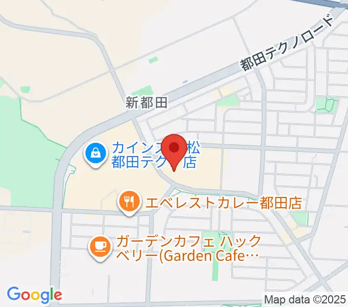 サーラ音楽ホールの地図