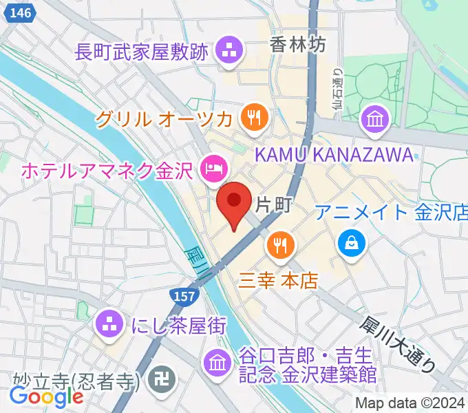 片町ashの地図