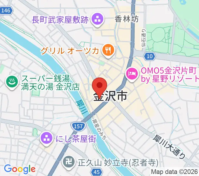 片町ashの地図