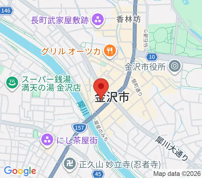 片町ashの地図