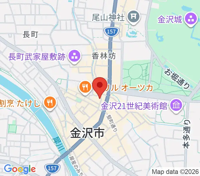 金沢MINSHIAの地図