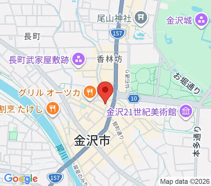 金沢MINSHIAの地図