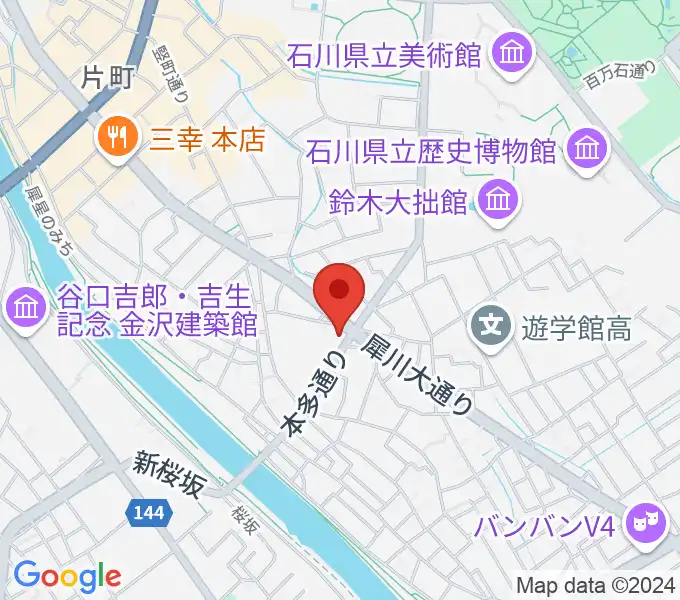 エスタシオレコーズの地図