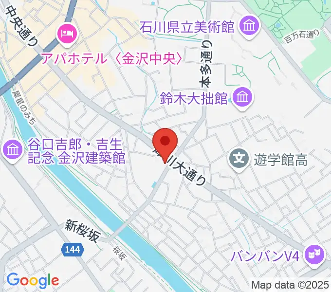 エスタシオレコーズの地図