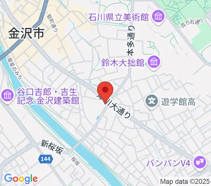エスタシオレコーズの地図