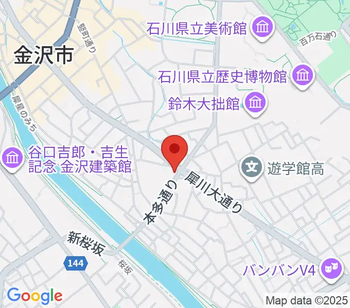 エスタシオレコーズの地図