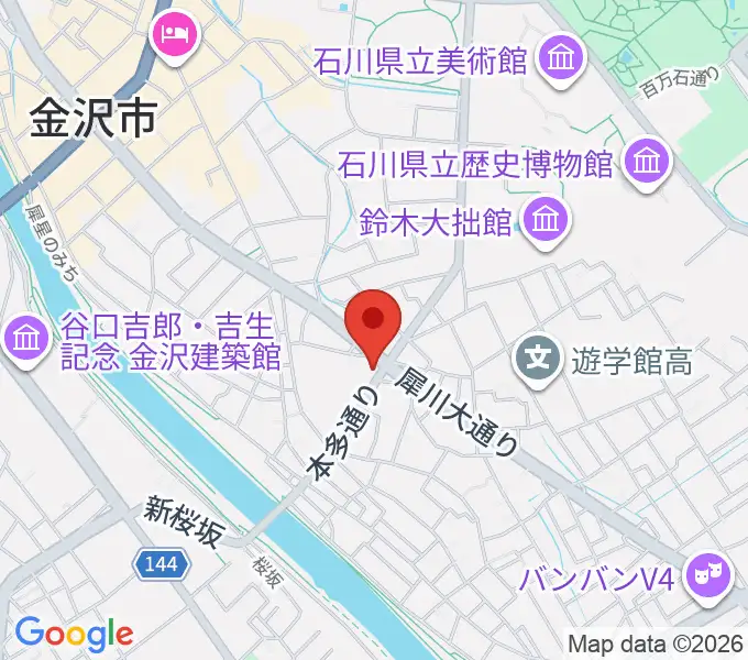 エスタシオレコーズの地図