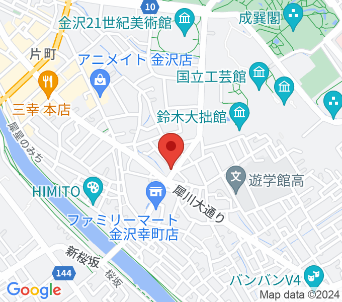 金沢 道草カフェ・アルプの場所