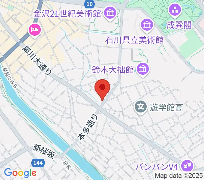 道草カフェ・アルプの地図