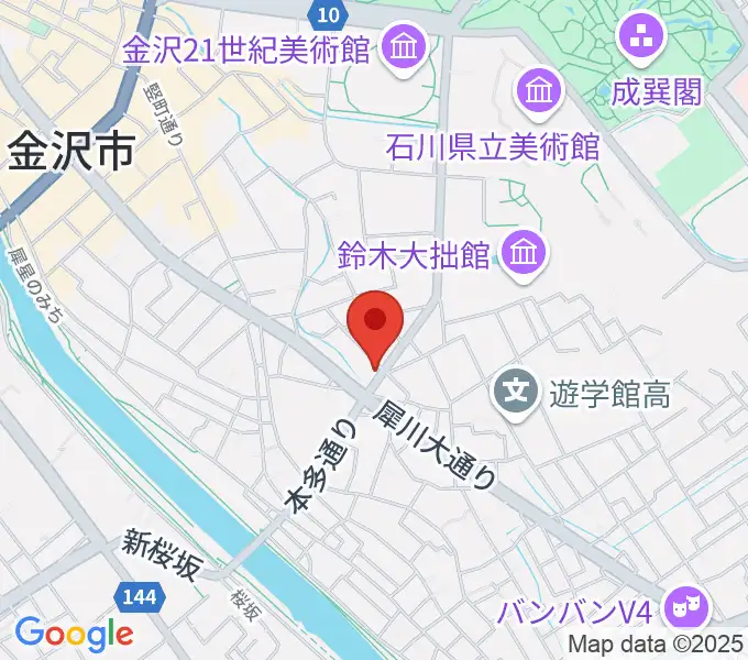 道草カフェ・アルプの地図