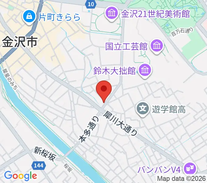 道草カフェ・アルプの地図