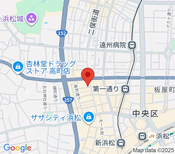 浜松シネマイーラの地図