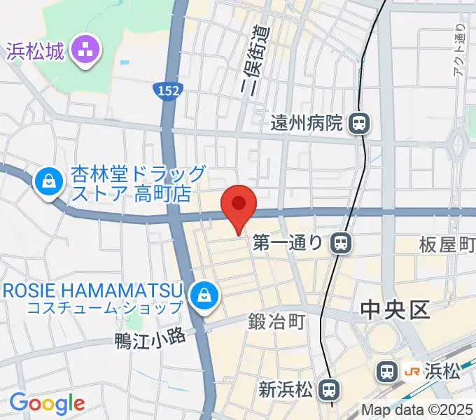 浜松シネマイーラの地図