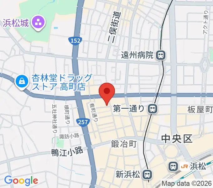 浜松シネマイーラの地図