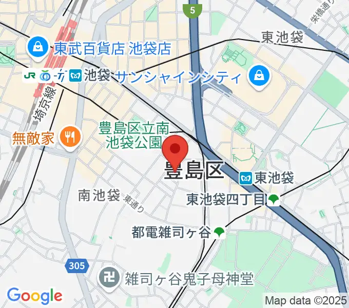 みんれっくスタジオの地図