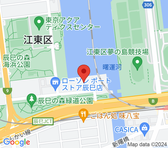 東京辰巳国際水泳場の場所