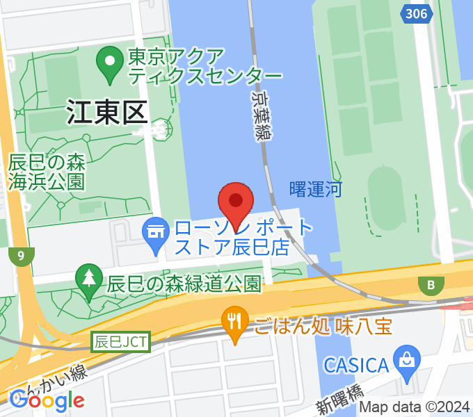 東京辰巳国際水泳場の場所
