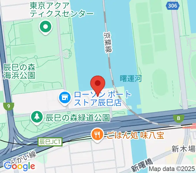 東京辰巳国際水泳場の地図
